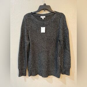 Calvin Klein black and silver sweater shimmer XL
